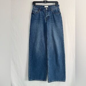 H&M Blue Wide Leg Jeans